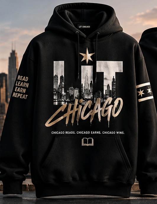 LIT Chicago reader reward hoodie